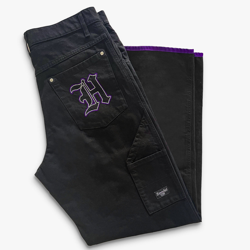 HANNIBAL STORE - OUTLAW BAGGY PANT BLACK