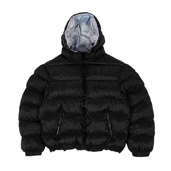 WASTED PARIS - REVERSIBLE PUFFER JACKET ELEVATION BLACK/MULTI