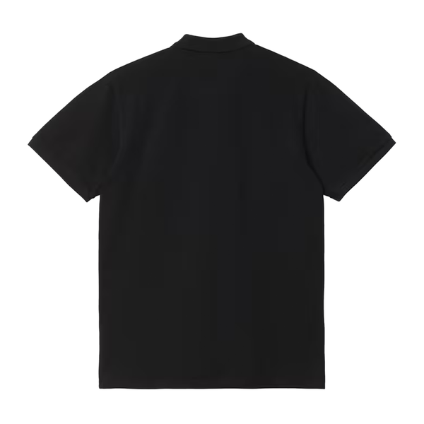 CARHARTT WIP - S/S CHASE PIQUE POLO BLACK/GOLD