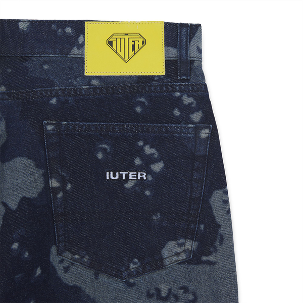 IUTER - CHOCO CHIP BAGGY DENIM PANTS