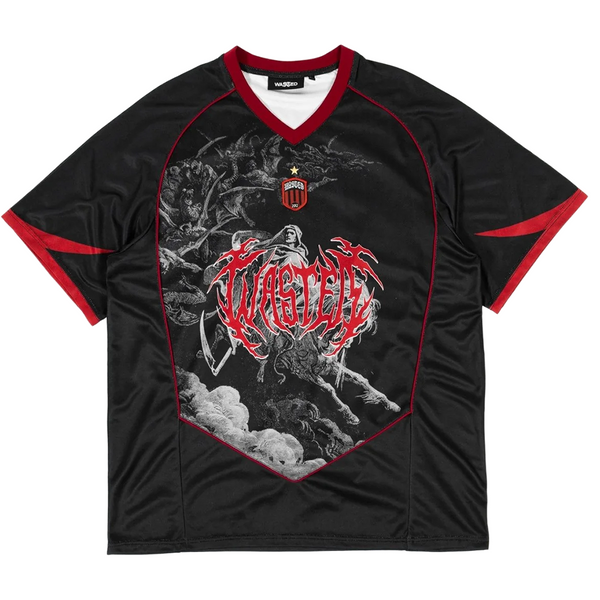 WASTED PARIS - HAVOC FOOTBALL JERSEY BLACK