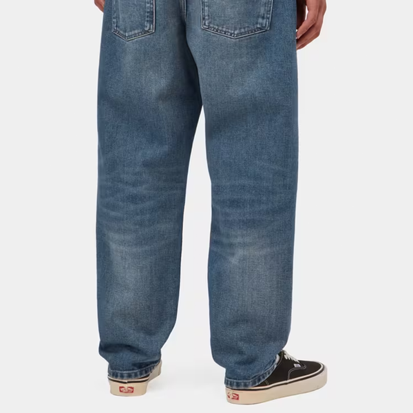 CARHARTT WIP - NEWEL PANT BLUE DARK USED WASH