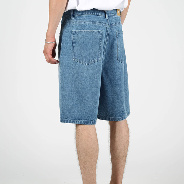 WEMOTO - DENIM 5 POCKET SHORTS BLUE DENIM