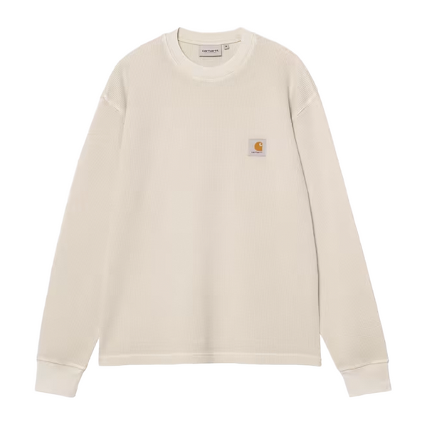 CARHARTT WIP - L/S VISTA WAFFLE T-SHIRT FLEUR DE SEL