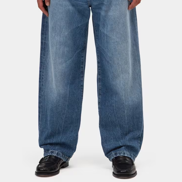 CARHARTT WIP - LANDON PANT BLUE MARBLE USED WASH