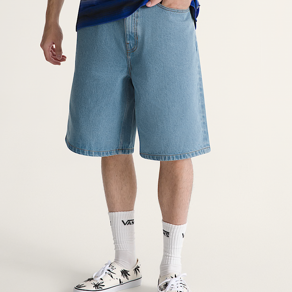 VANS - CHECK-5 BAGGY SHORT STONEWASH