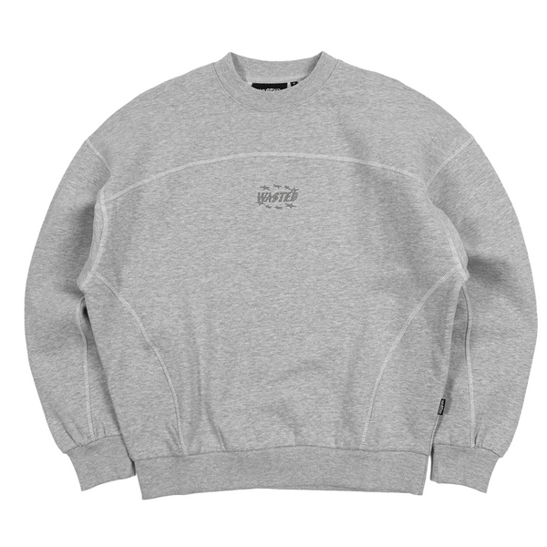 WASTED PARIS - CREWNECK BOXY ASH GREY