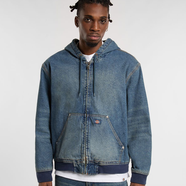 DICKIES - HILHAM HOODED CANVAS JACKET KAKI