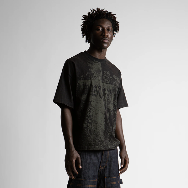 WASTED PARIS - CATACOMBS BOXY T-SHIRT BLACK