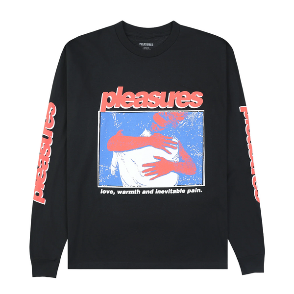 PLEASURES - EMBRACE LONG SLEEVE PIGMENT BLACK