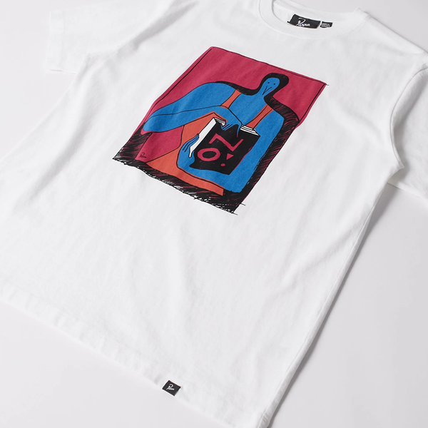 PARRA - NO BOOKS T-SHIRT WHITE