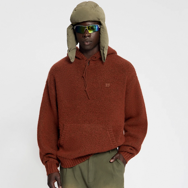 DAILY PAPER - OVERSIZED ORBIT KNIT HOODIE