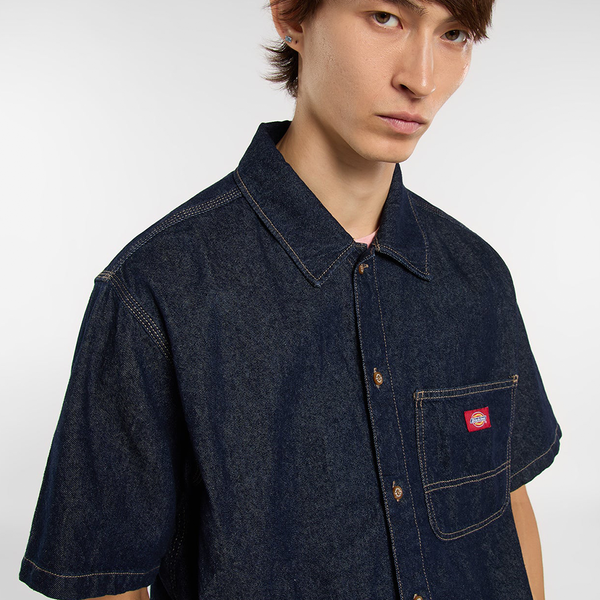 DICKIES - DENIM SS SHIRT RINSED