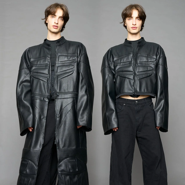 NAMILIA - MOTOCROSS LONG COAT BLACK