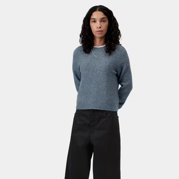 CARHARTT WIP - W' CURTIS SWEATER SHADY BLUE