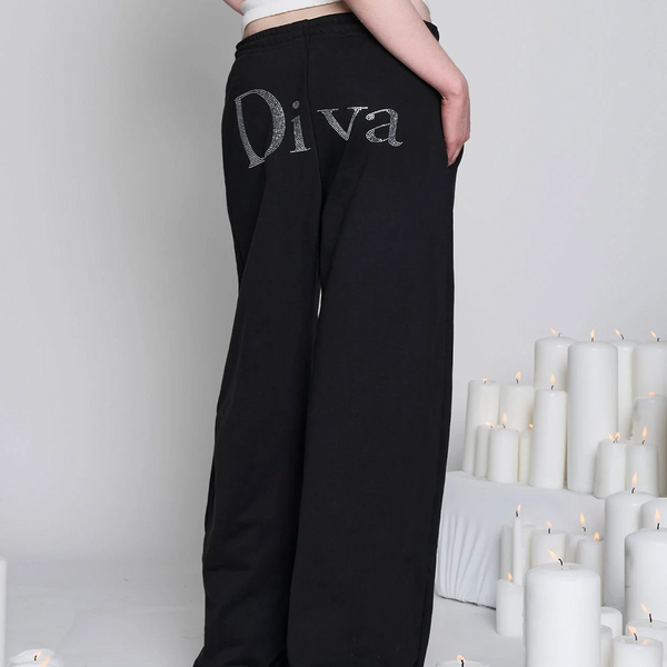 NAMILIA - DIVA SWEAT PANTS BLACK