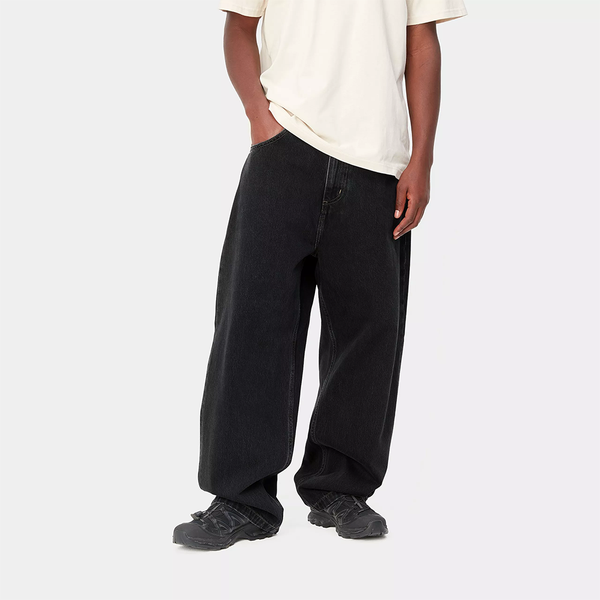 CARHARTT WIP - BRANDON PANT BLACK STONE WASHED