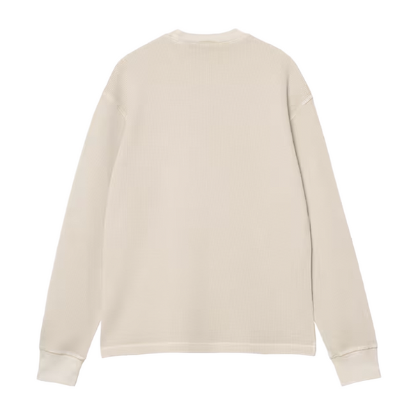 CARHARTT WIP - L/S VISTA WAFFLE T-SHIRT FLEUR DE SEL