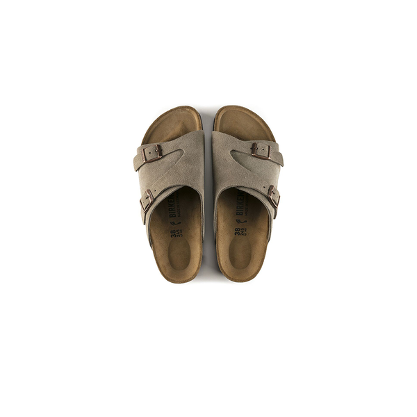 BIRKENSTOCK - ZURICH TAUPE SUEDE LEATHER