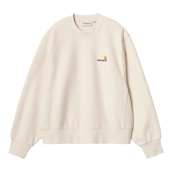 CARHARTT WIP - W' AMERICAN SCRIPT SWEAT MOONBEAM