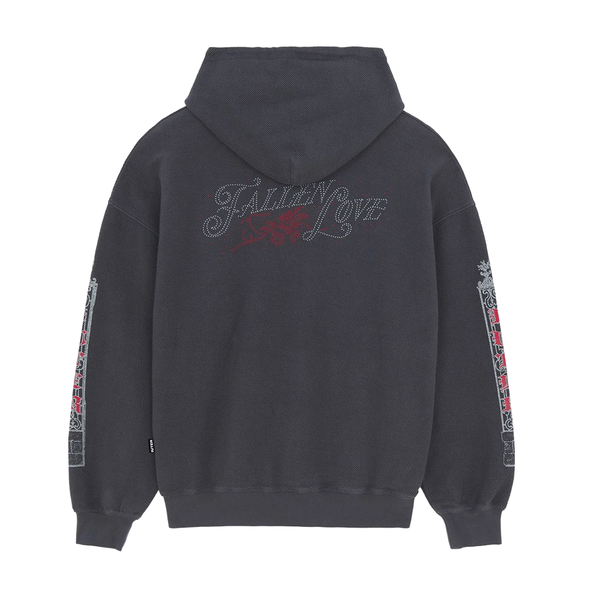 IUTER - FALLEN LOVE REVERSE HOODIE ASPHALT