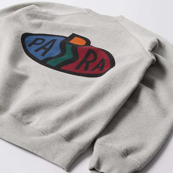 PARRA - LEGS LOGO CREWNECK SWEATSHIRT HEATHER GREY