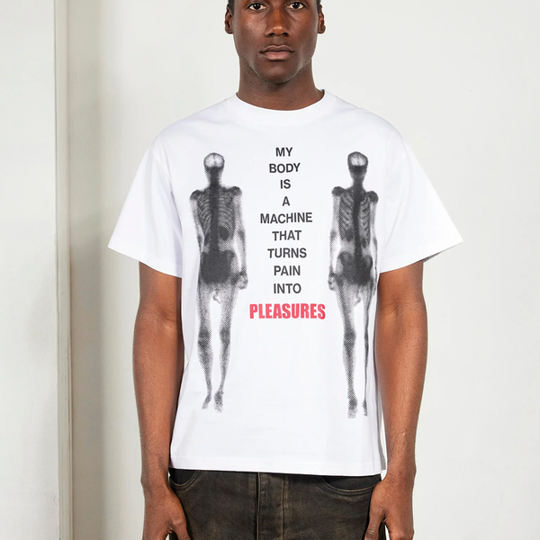 PLEASURES - MACHINE T-SHIRT WHITE