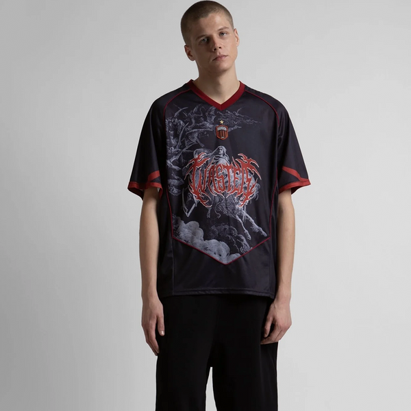 WASTED PARIS - HAVOC FOOTBALL JERSEY BLACK