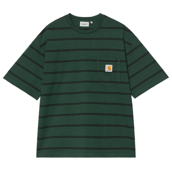 CARHARTT WIP - S/S CARDONA POCKET T-SHIRT STRIPE NATURAL