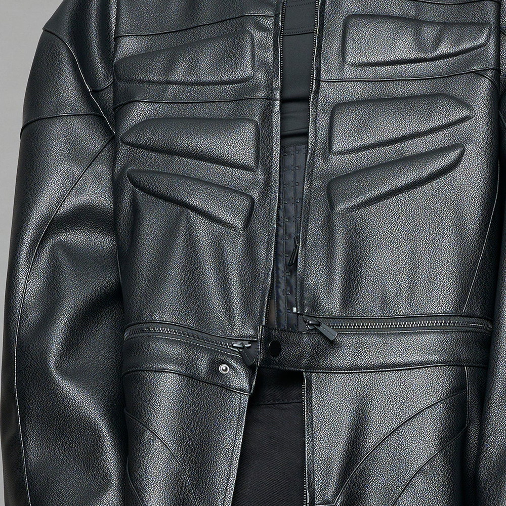 NAMILIA - MOTOCROSS LONG COAT BLACK