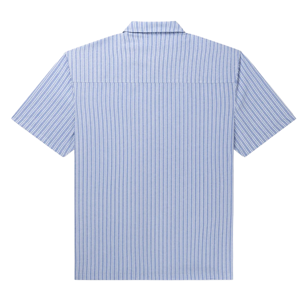 DAILY PAPER - SCRIPT SS SHIRT STRIPE BLUE