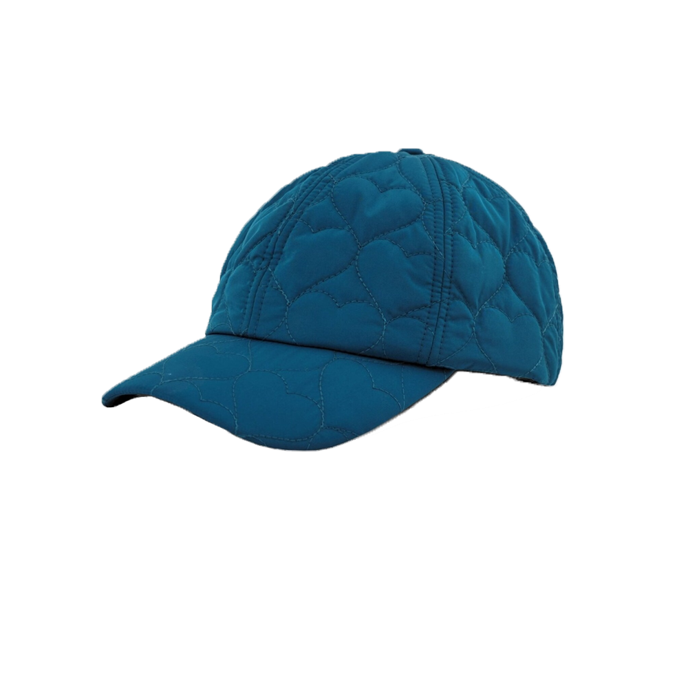 ARTE - HEART PADDED CAP PETROL BLUE