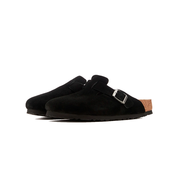 BIRKENSTOCK - BOSTON BLACK SUEDE LEATHER