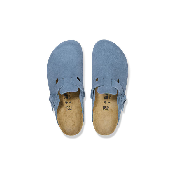 BIRKENSTOCK - BOSTON ELEMENTAL BLUE SUEDE LEATHER