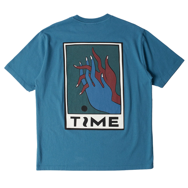 PARRA - HANDS OF TIME T-SHIRT BLUE