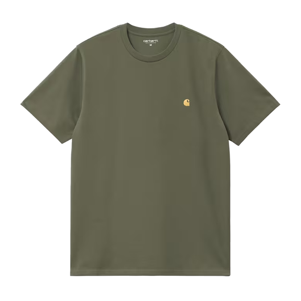 CARHARTT WIP - S/S CHASE T-SHIRT LEAF/GOLD