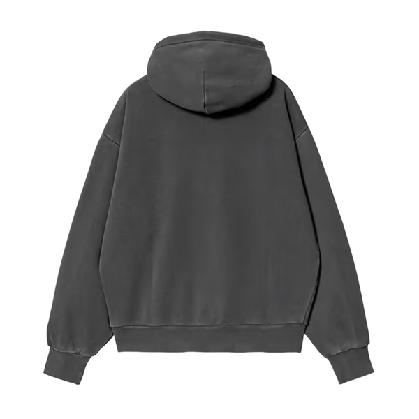 CARHARTT WIP - W' HOODED NELSON SWEAT BLACK DYED