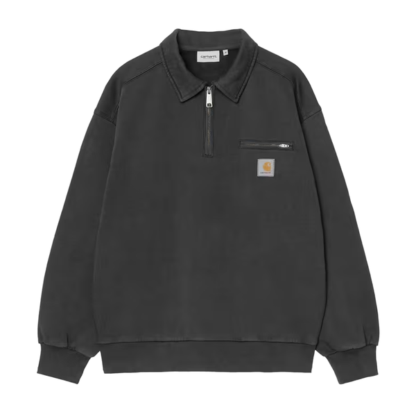CARHARTT WIP - HF DETROIT BLACK BLACK STONE WASHED