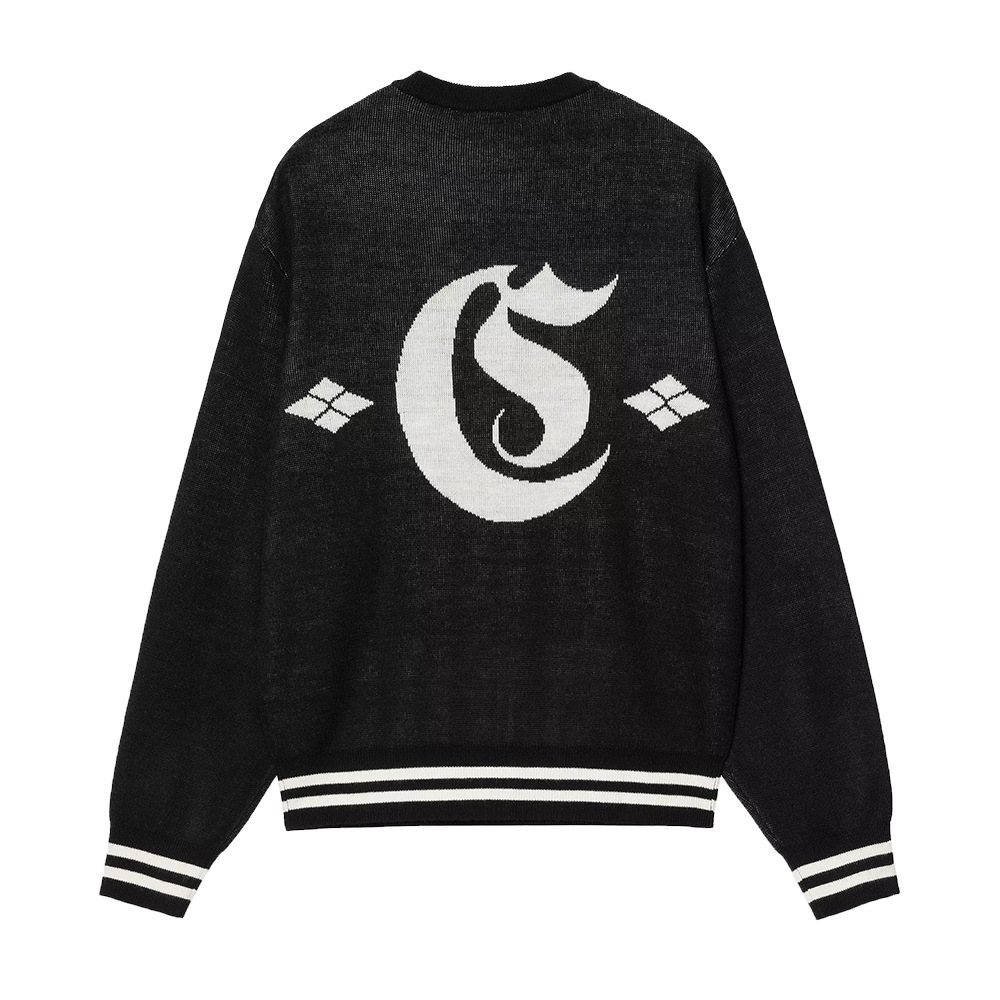 CARHARTT WIP - GREATEST HITS SWEATER ASH BLACK/WAX