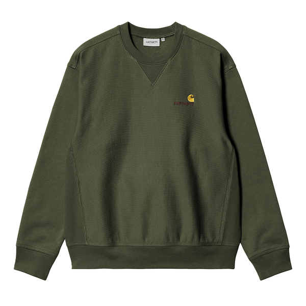 CARHARTT WIP - AMERICAN SCRIPT SWEATSHIRT TERRAGON