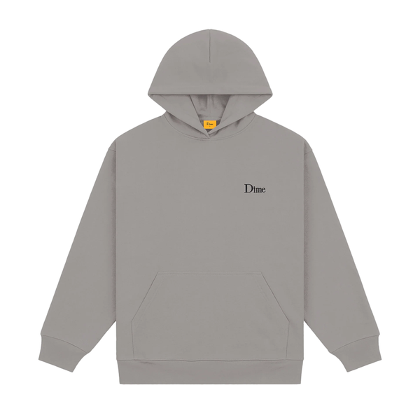 DIME - CLASSIC SMALL LOGO HOODIE CHARCOAL