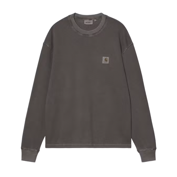CARHARTT WIP - L/S VISTA WAFFLE T-SHIRT BLACK