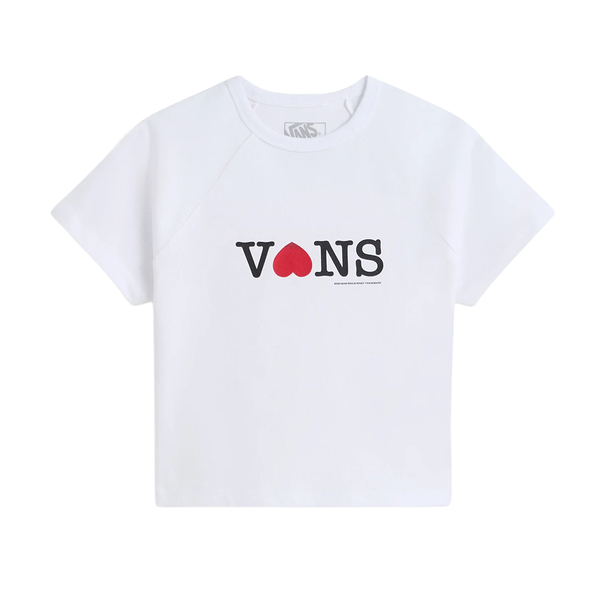 VANS - W SOUVENIRE BABY T-SHIRT WHITE