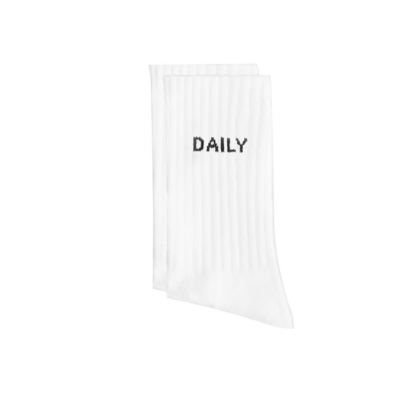 DAILY PAPER - E TYPE WHITE SOCKS