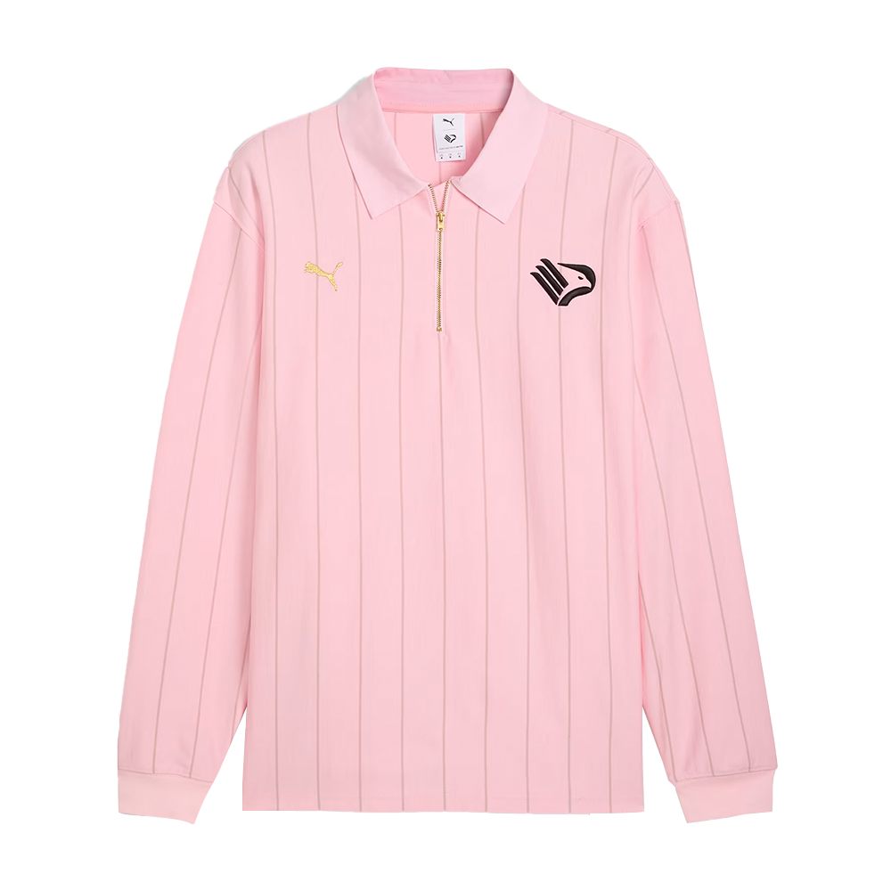 PUMA x PALERMO F.C. - LONGSLEEVE POLO BRIGHT PINK