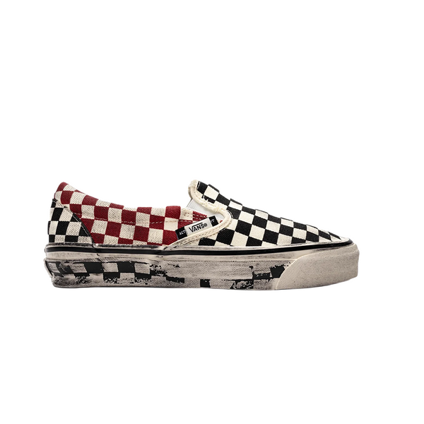 VANS - LX CLASSIC SLIP ON 98 A.O.D. BLACK CHECKBOARD