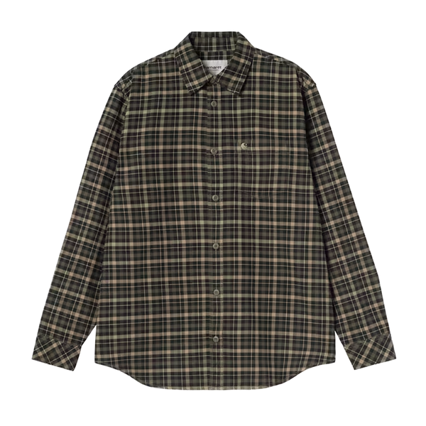 CARHARTT WIP - L/S WIDMARK SHIRT CHECK/CYPRESS
