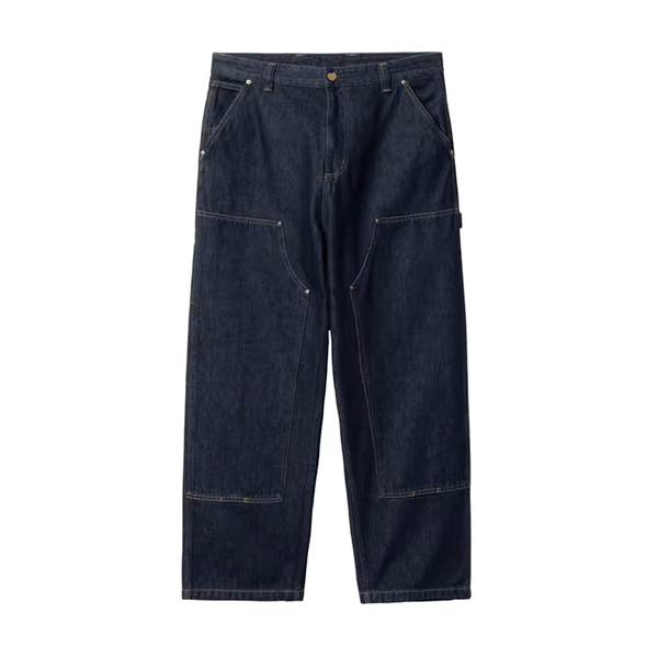 CARHARTT WIP - NASH DOUBLE KNEE BLACK BLUE RINSED