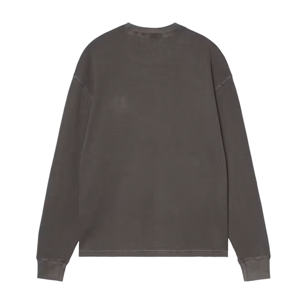 CARHARTT WIP - L/S VISTA WAFFLE T-SHIRT BLACK