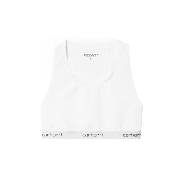 CARHARTT WIP - W' SCRIPT RACER TANK WHITE